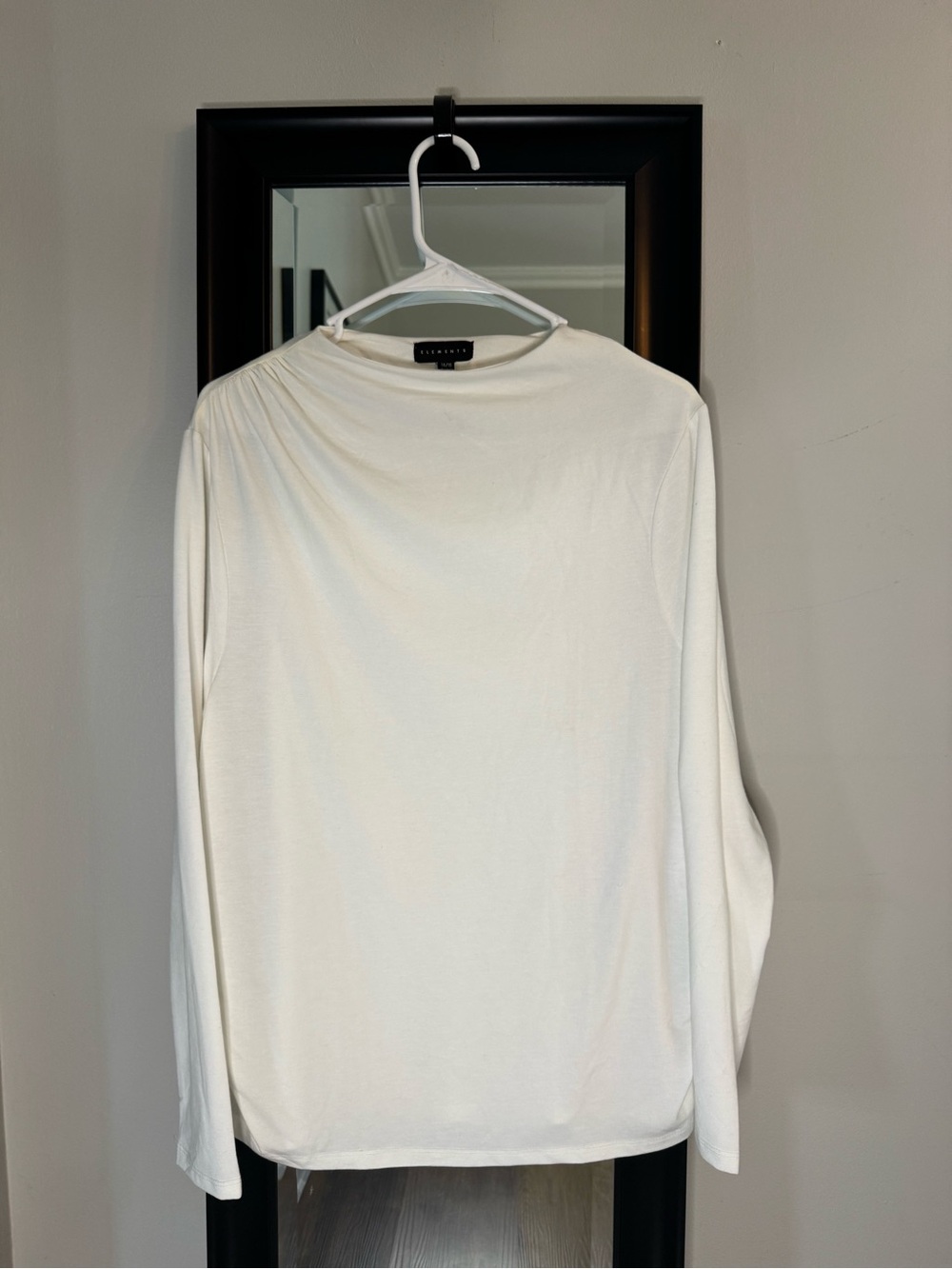 Element Women's Long Sleeve White Tee